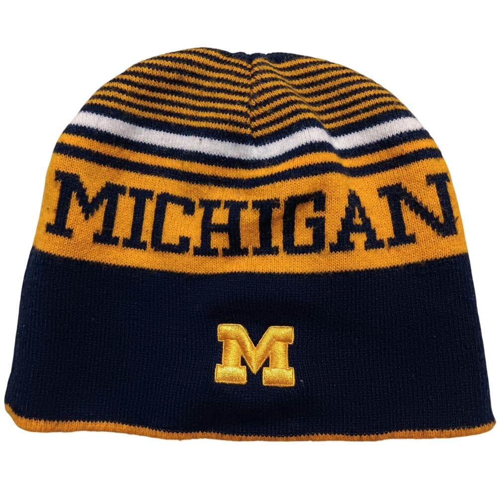 Michigan Wolverines Cuffed Beanie Captivating Headgear 1 Stop OSFM Licensed